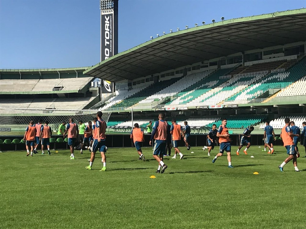 Coritiba segue se preparando para o jogo contra o Criciúma