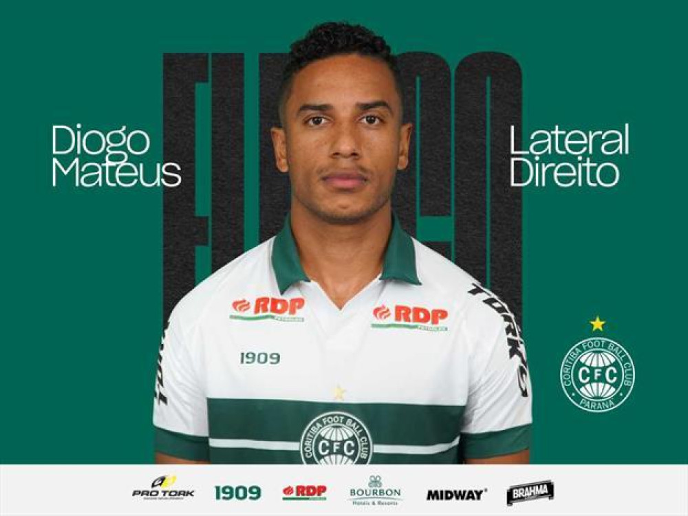 Coritiba confirma Diogo Mateus