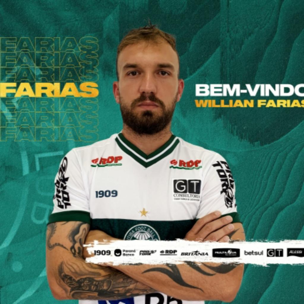 Coritiba anuncia o retorno de William Farias