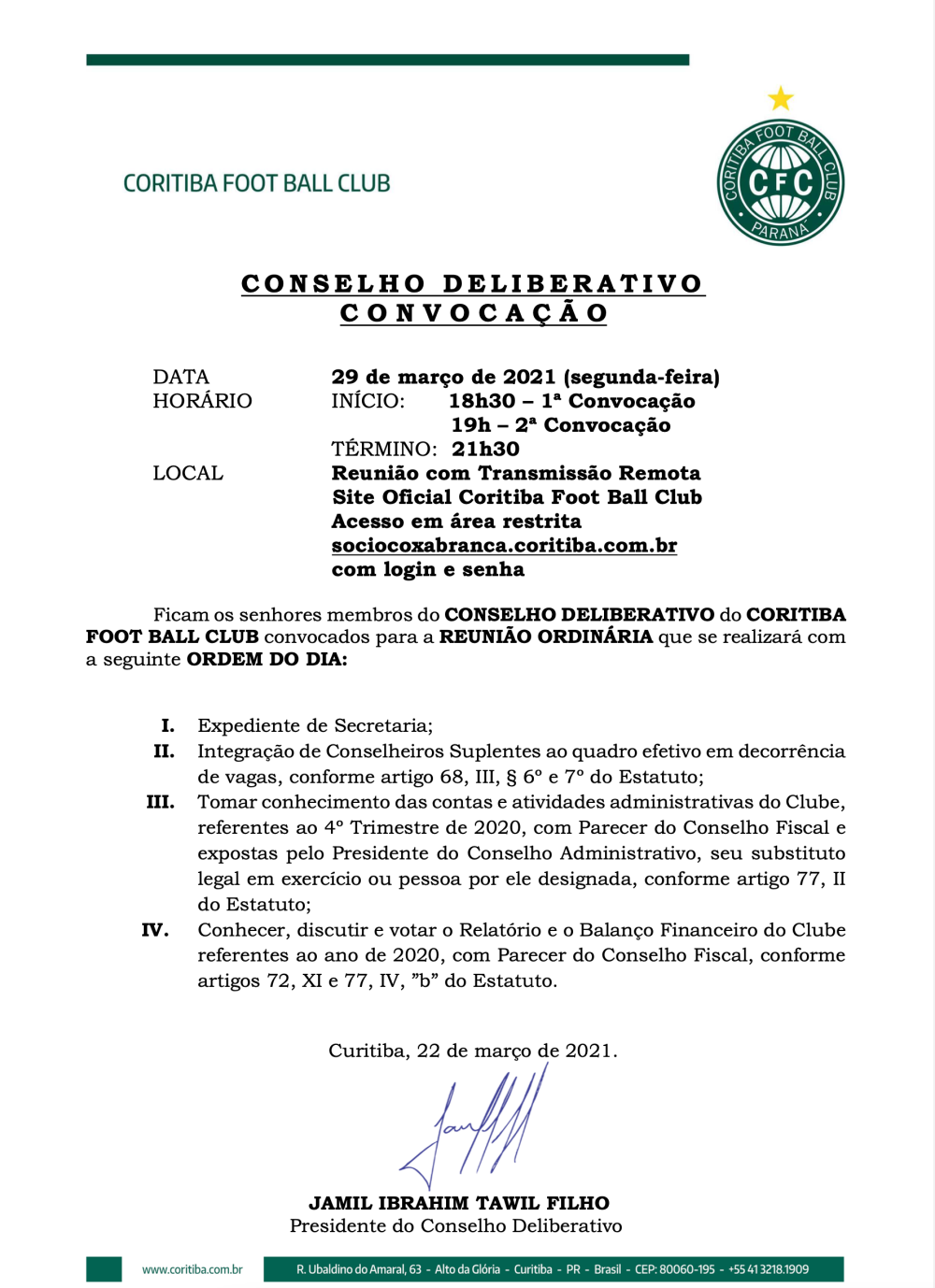 Convocação