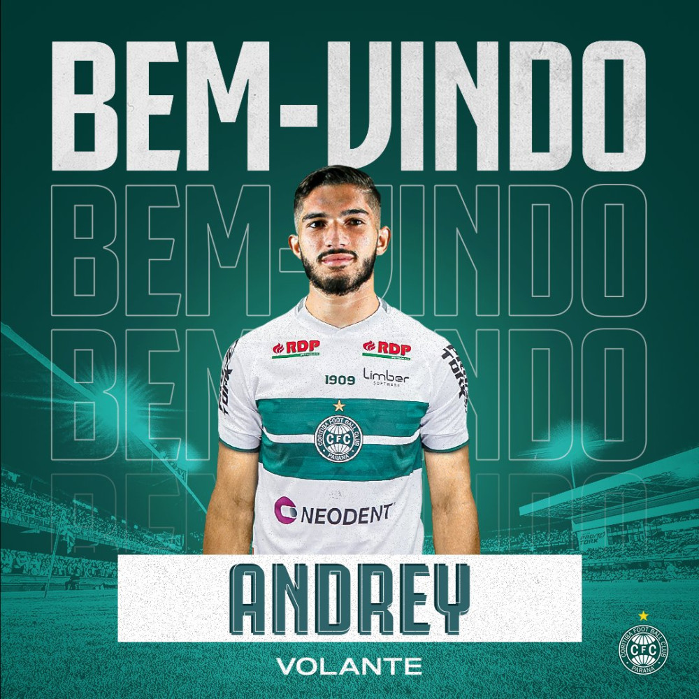 Coritiba anuncia a contratação de Andrey