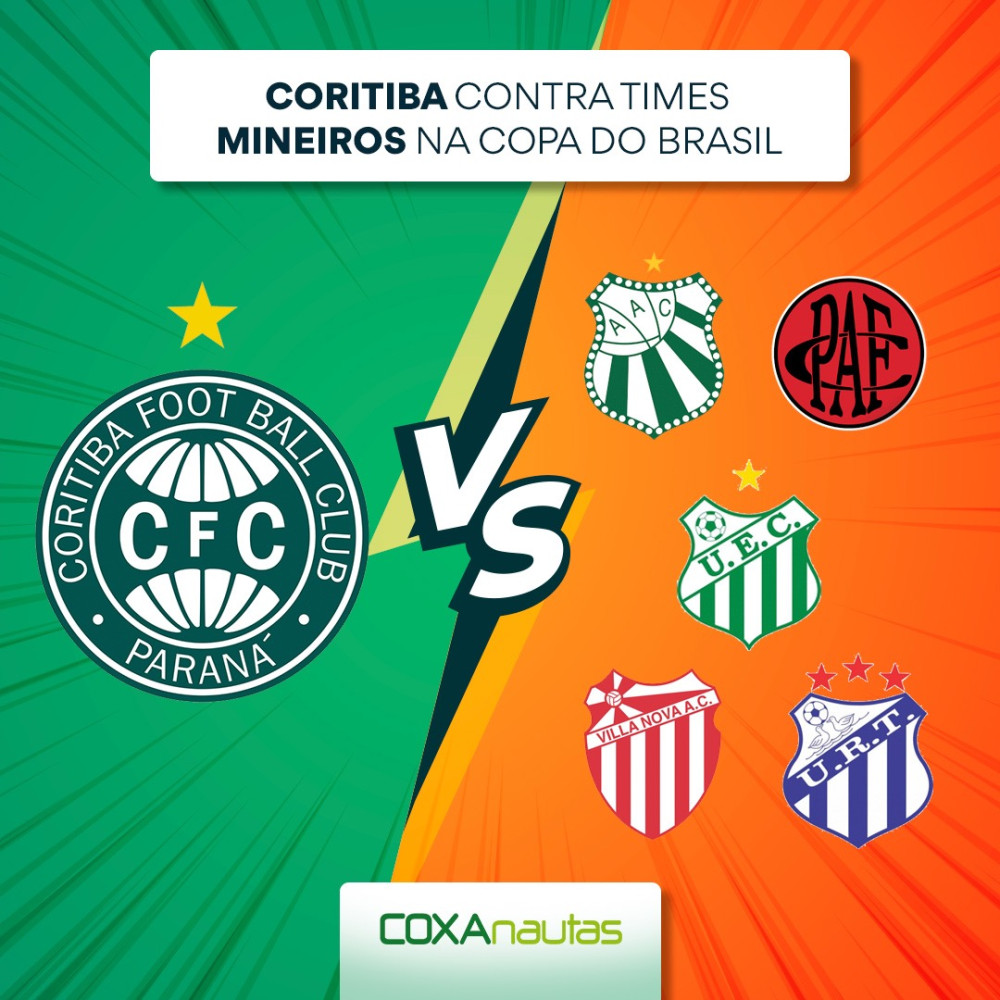 Pouso Alegre é o 5º adversário mineiro do Coritiba na Copa do Brasil