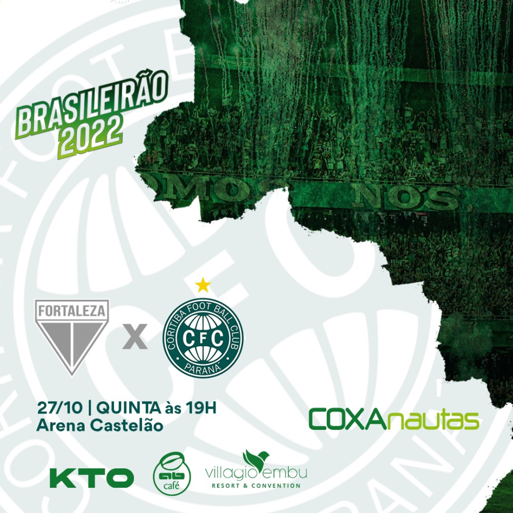 Coritiba enfrenta o Fortaleza em busca da primeira vitória fora de casa