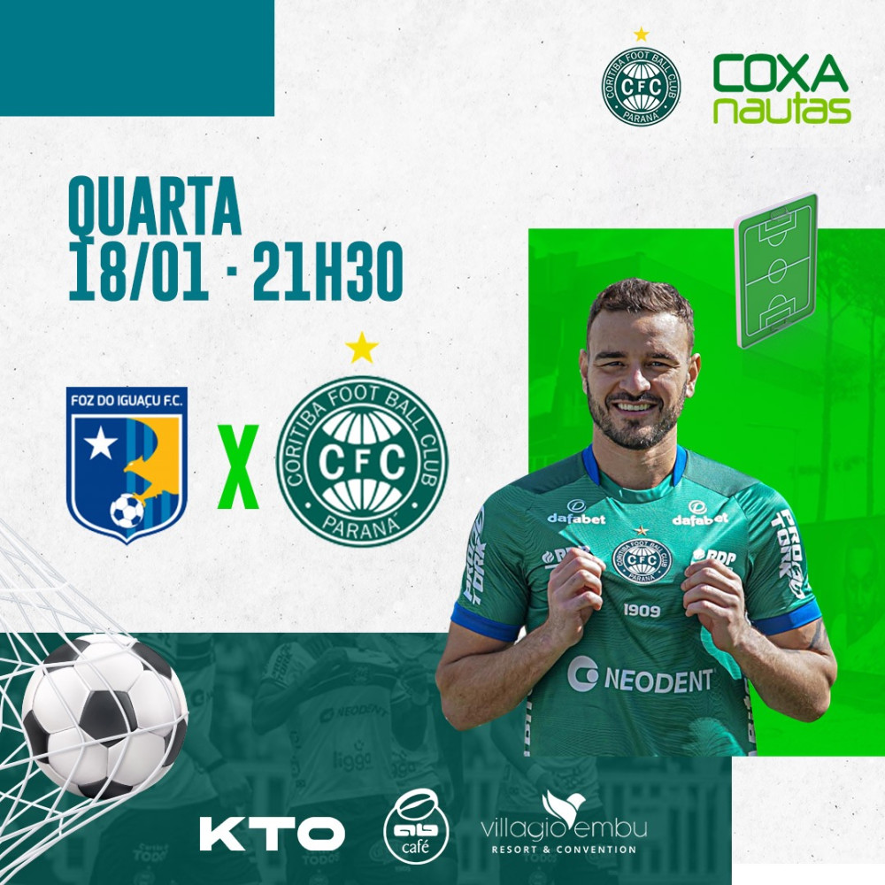 Coritiba busca segunda vitória no paranaense