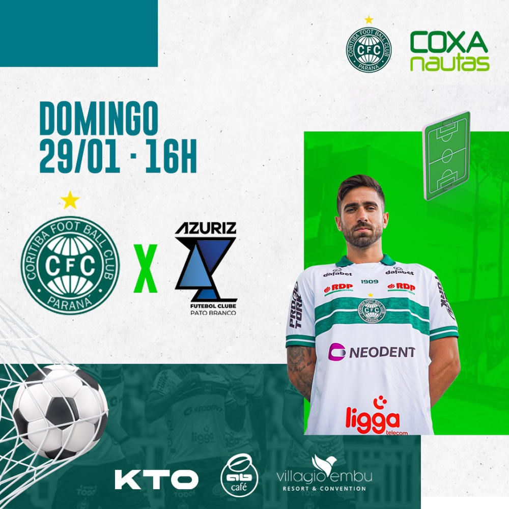 Coritiba busca quebra de tabu contra o Azuriz