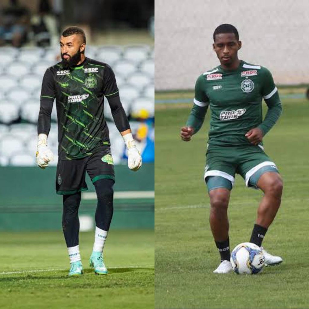 Alex Muralha e Matheus Sales de saída do Coritiba