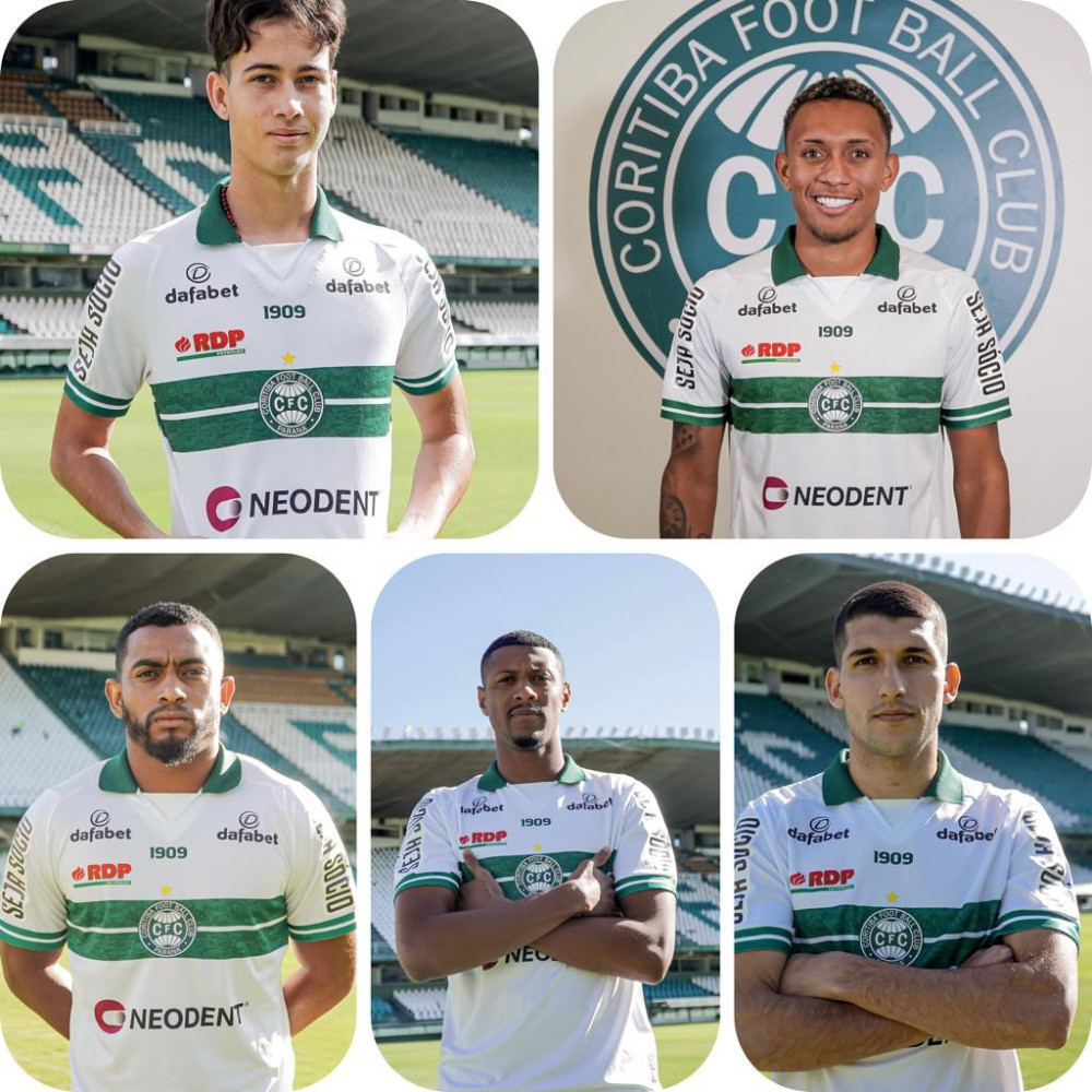 Coritiba apresenta pacotão de jogadores