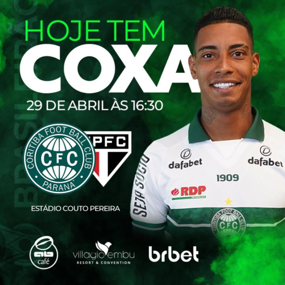 Coritiba busca a recuperação contra o São Paulo