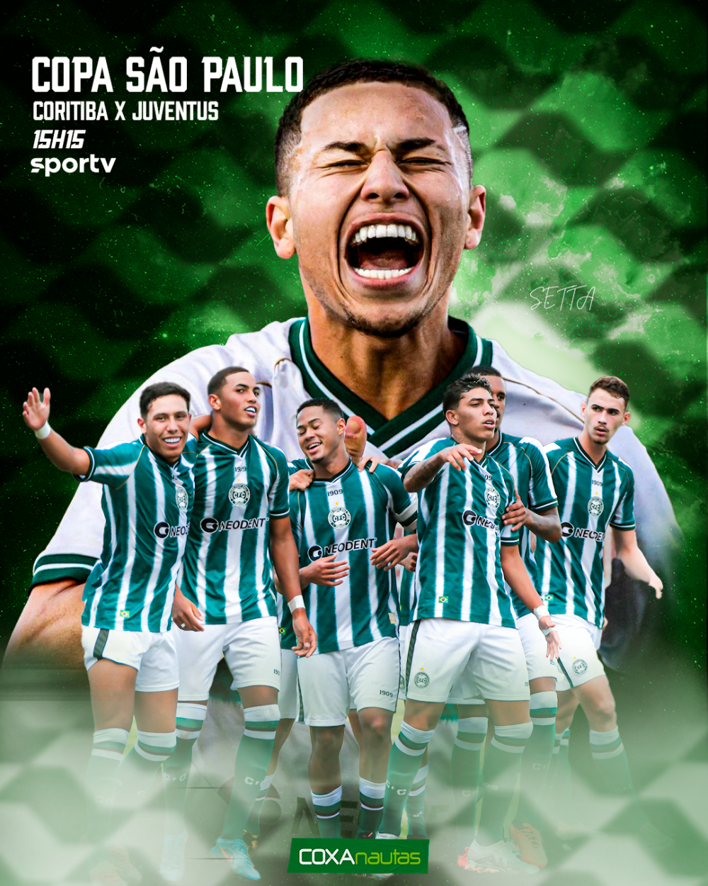 Coritiba enfrenta o Juventus pela liderança do Grupo 31