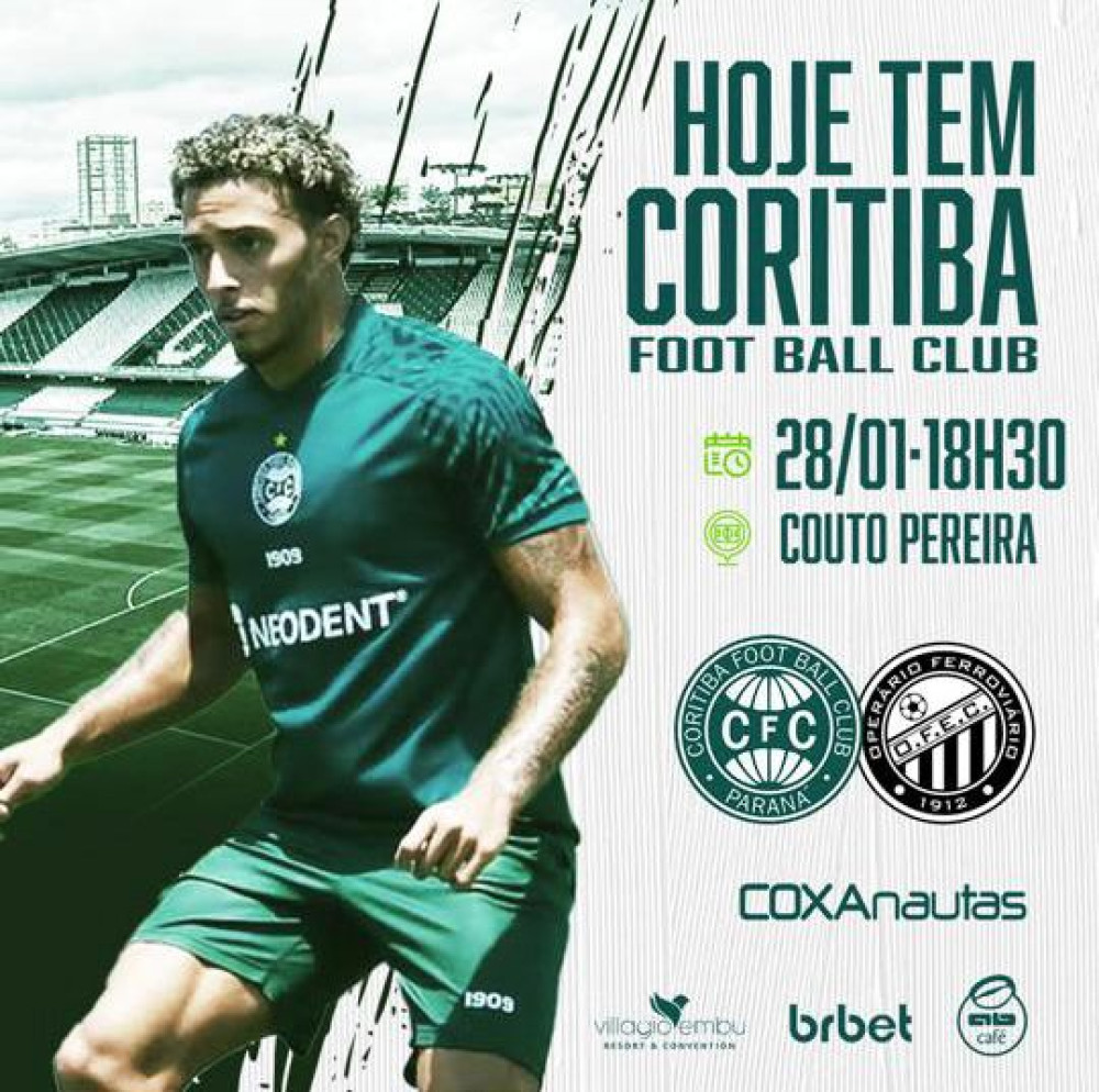 Coritiba enfrenta o Operário em prévia da Série B