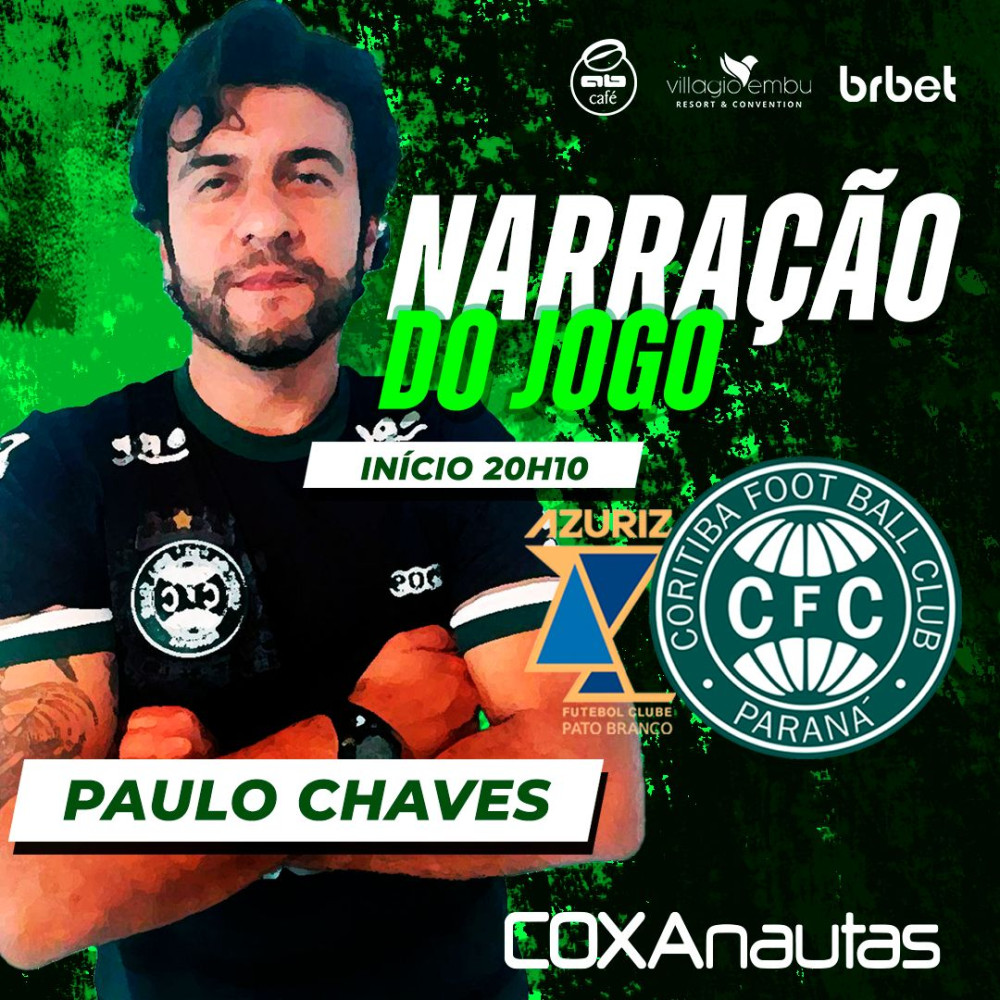 Hoje tem narração do PX no COXAnautas