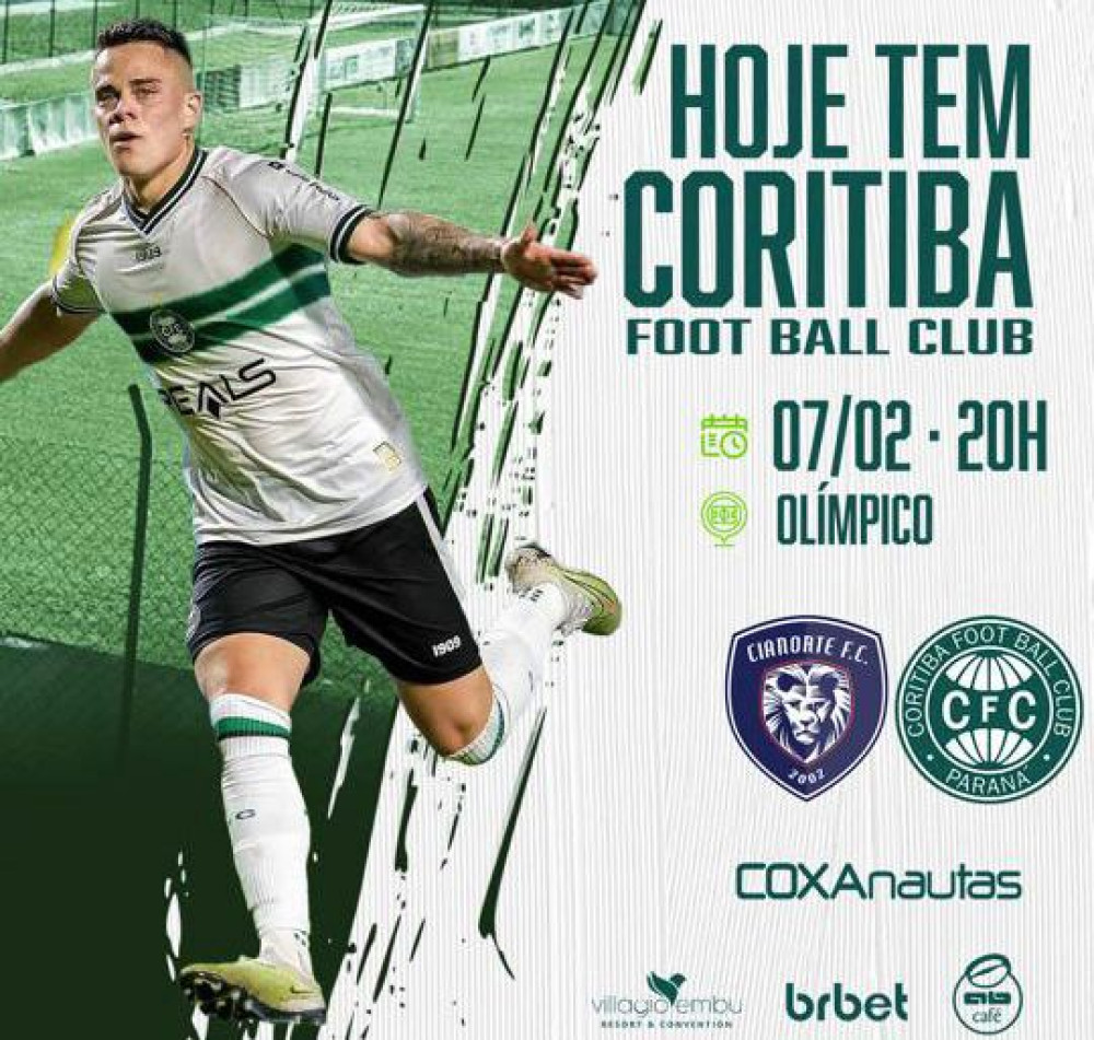 Coritiba enfrenta o Cianorte em busca da primeira vitória longe do Couto