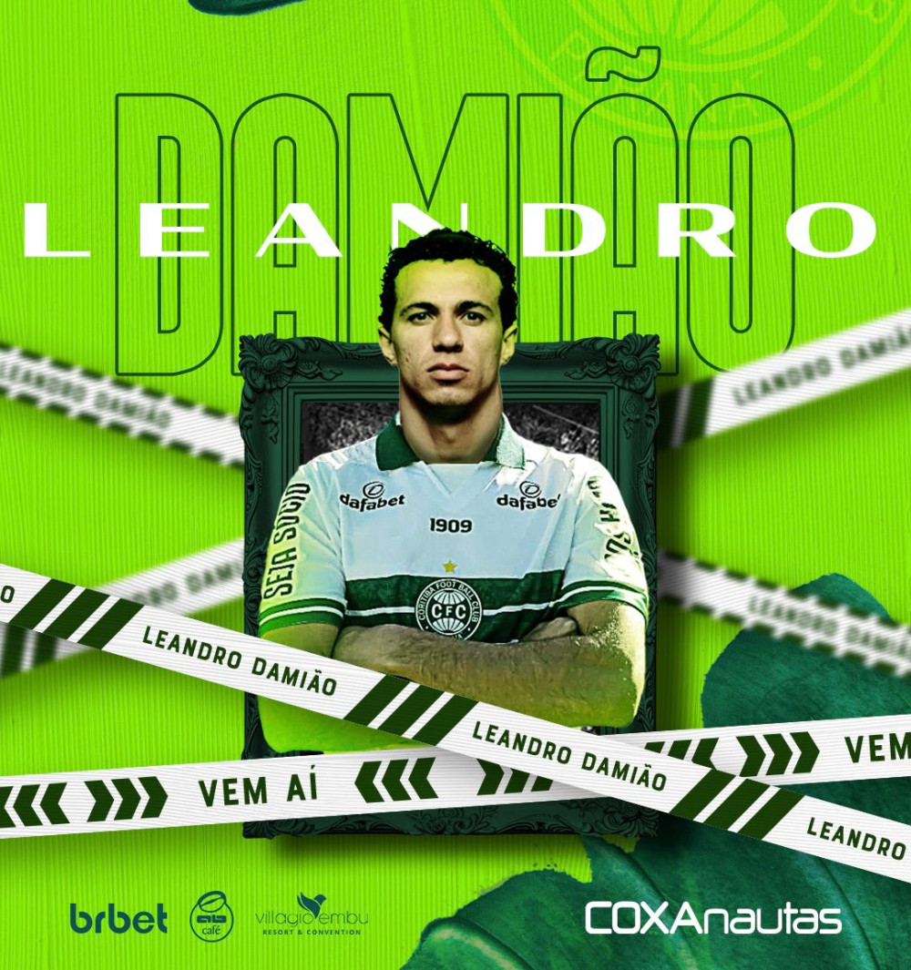 Coritiba anuncia a contratação de Leandro Damião