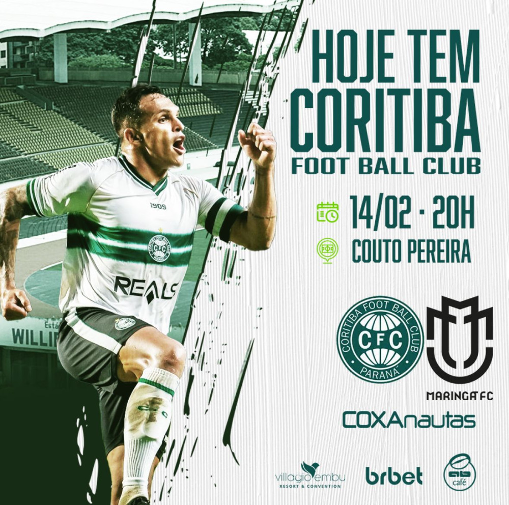 Coritiba enfrenta o Maringá para seguir em busca da liderança