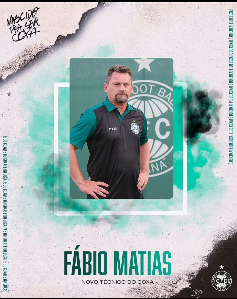 Coritiba anuncia a contratação de Fábio Matias