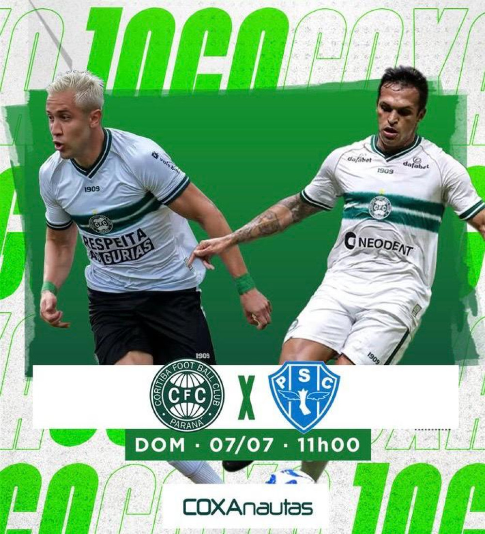 Com chances de G4, Coritiba enfrenta o Paysandu