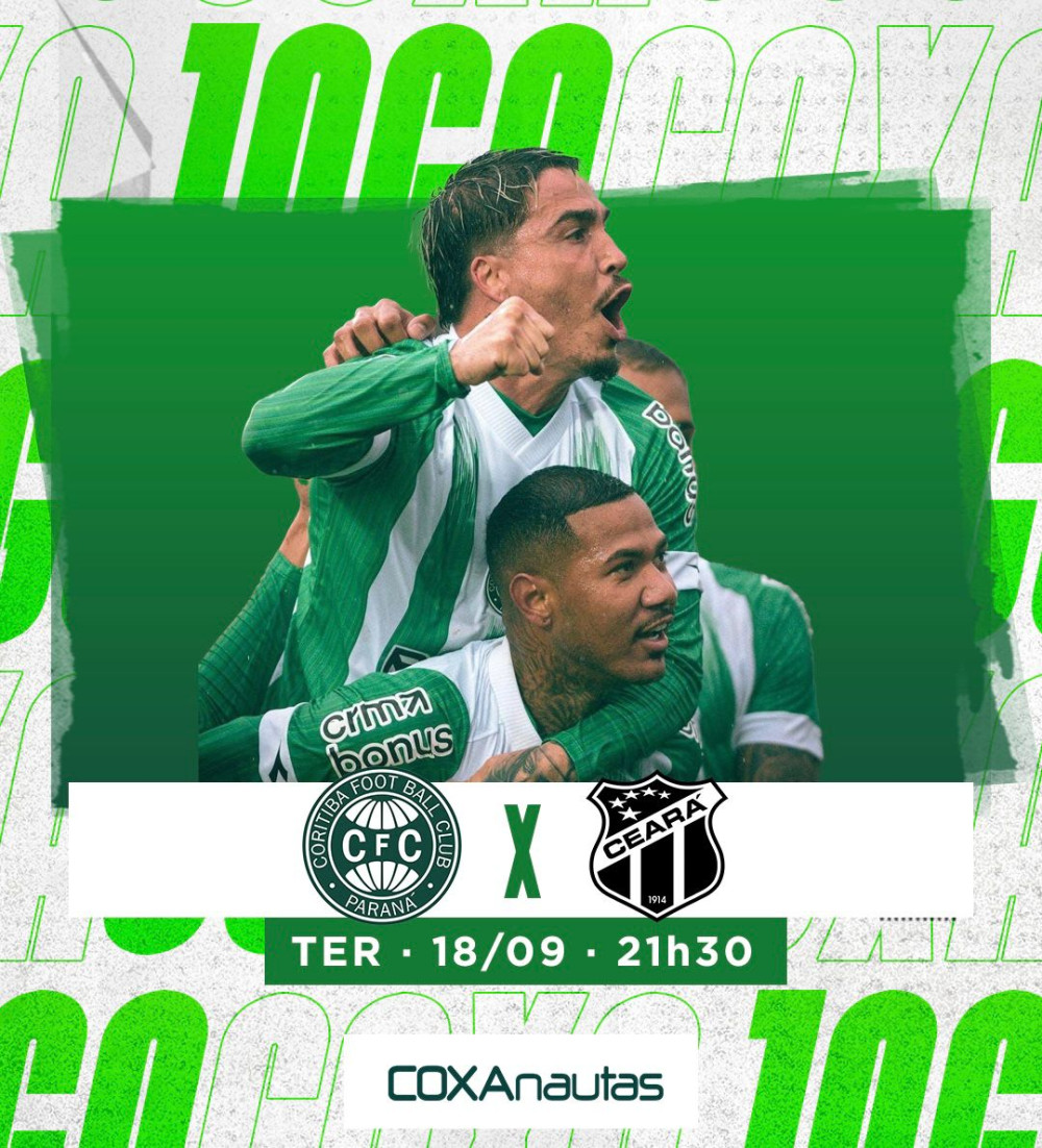 Coritiba tenta manter viva a esperança de acesso contra o Ceará