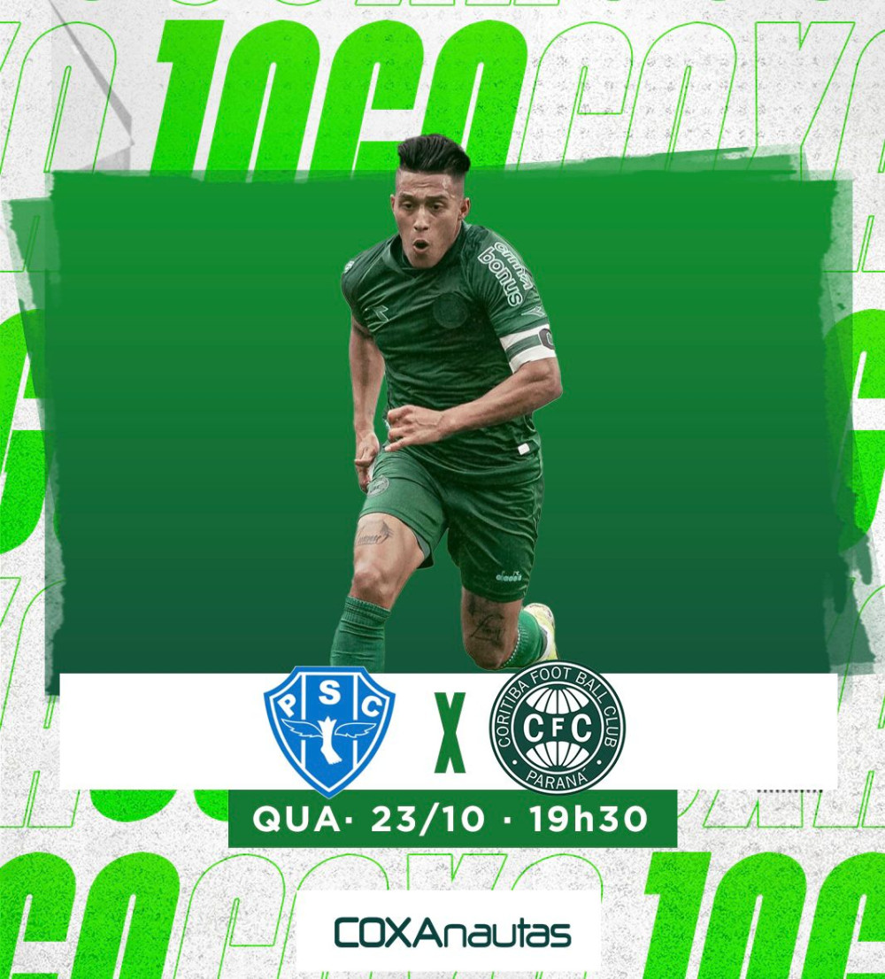 Coritiba encara o Paysandu em Belém com obrigação de vencer para seguir vivo na Série B