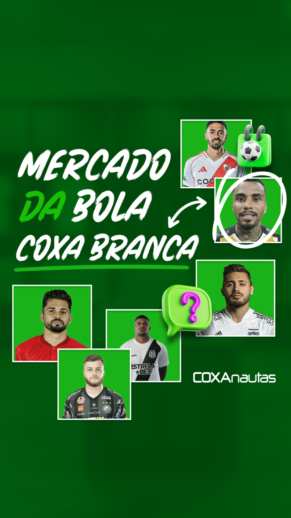 COXAnautas avalia jogadores para reforçar o Coritiba na próxima temporada