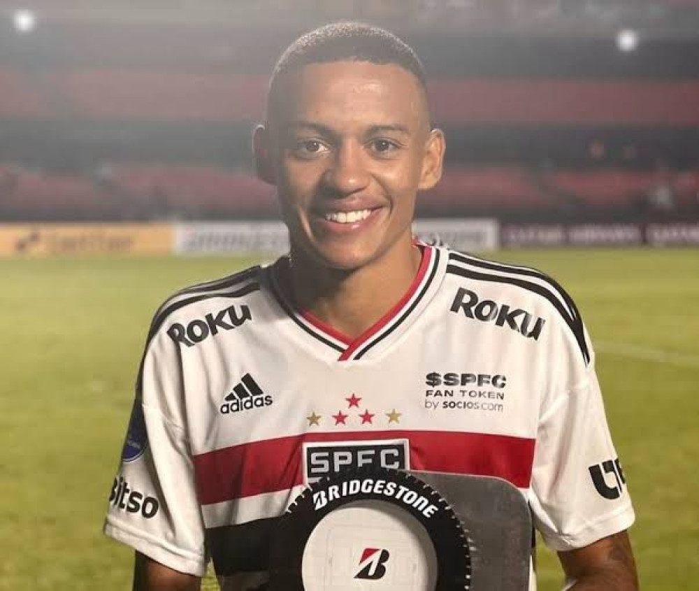 Coritiba próximo de jovem atacante do São Paulo