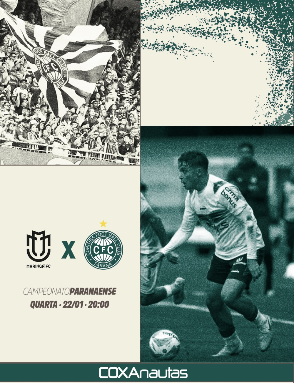 Coritiba encara o Maringá em busca de recuperação no Campeonato Paranaense