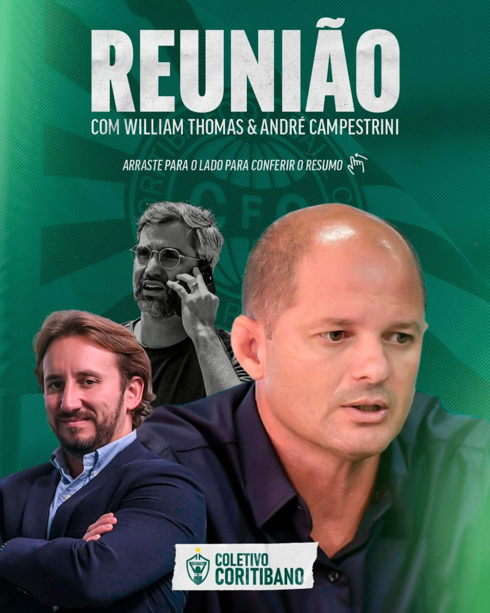 Coletivo Coritiba participou de reunião com funcionários do Coritiba e da Treecorp