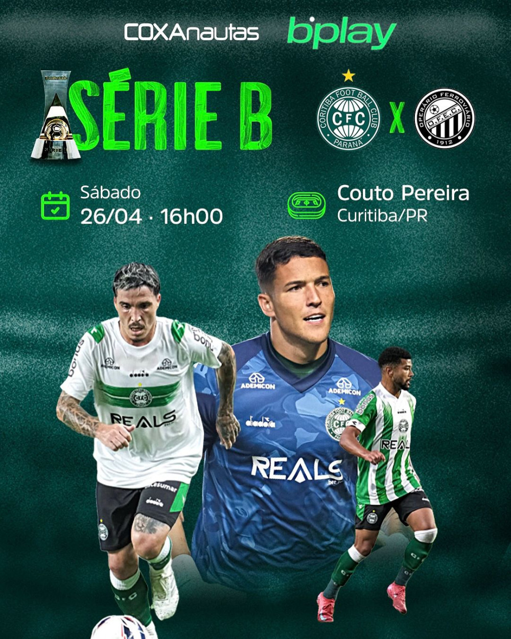 Coritiba x Operário: A vitória é inegociável!