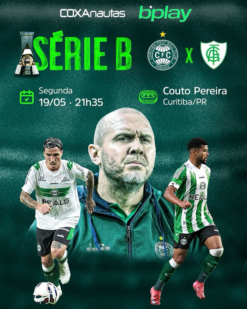 Coritiba encara o América/MG pressionado por resultado