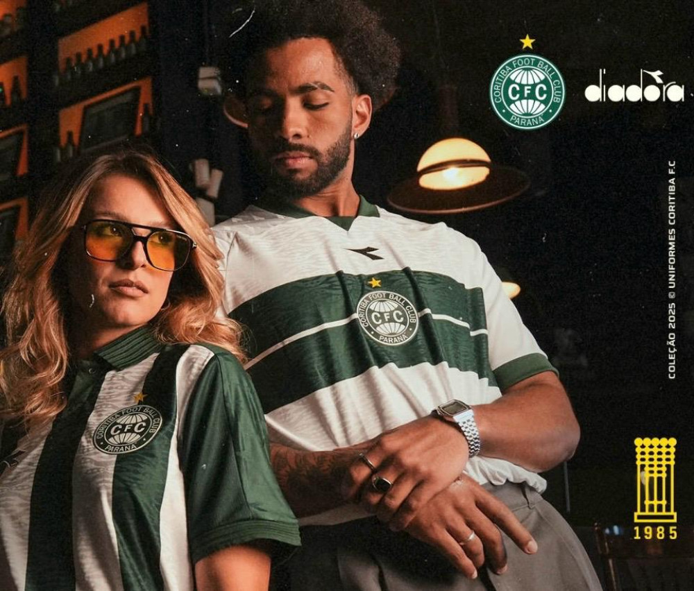 Fui Campeão Primeiro: Coritiba lança nova coleção de camisas inspirada em 1985