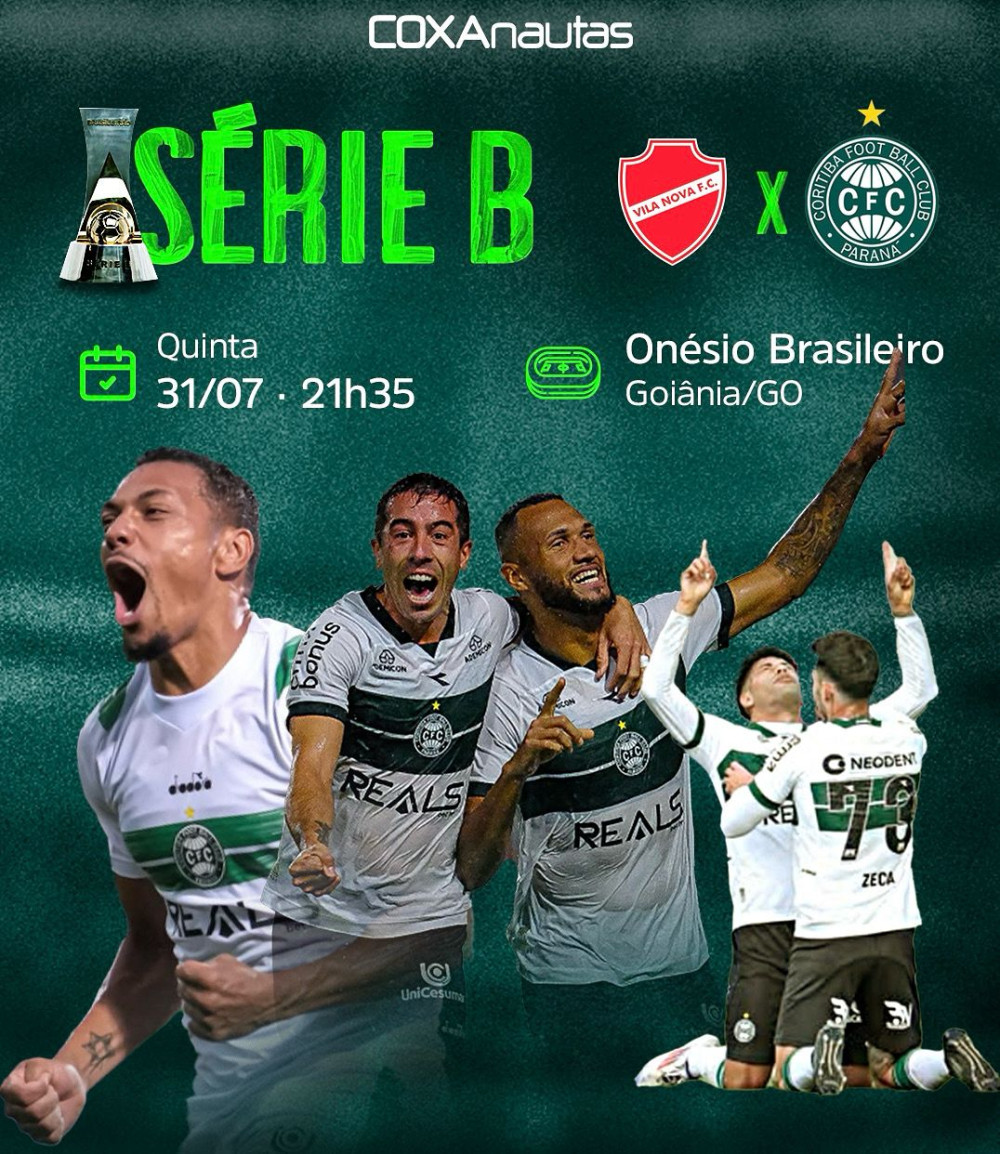Coritiba encara o Vila Nova para iniciar o returno com o pé direito