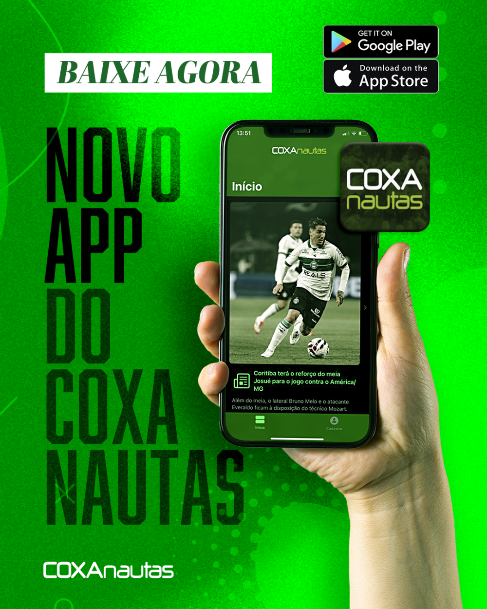 COXAnautas lança aplicativo oficial