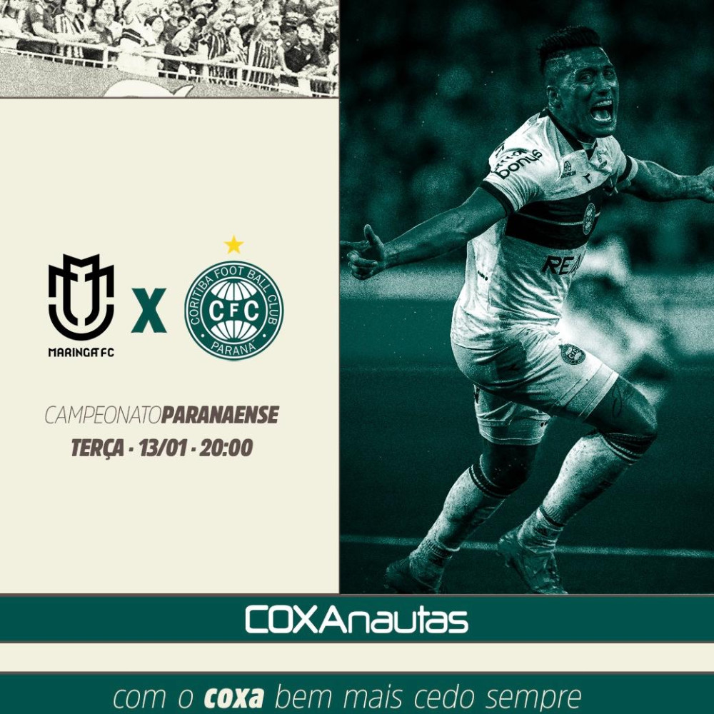 Coritiba estreia elenco principal e Fernando Seabra contra o Maringá pelo Paranaense