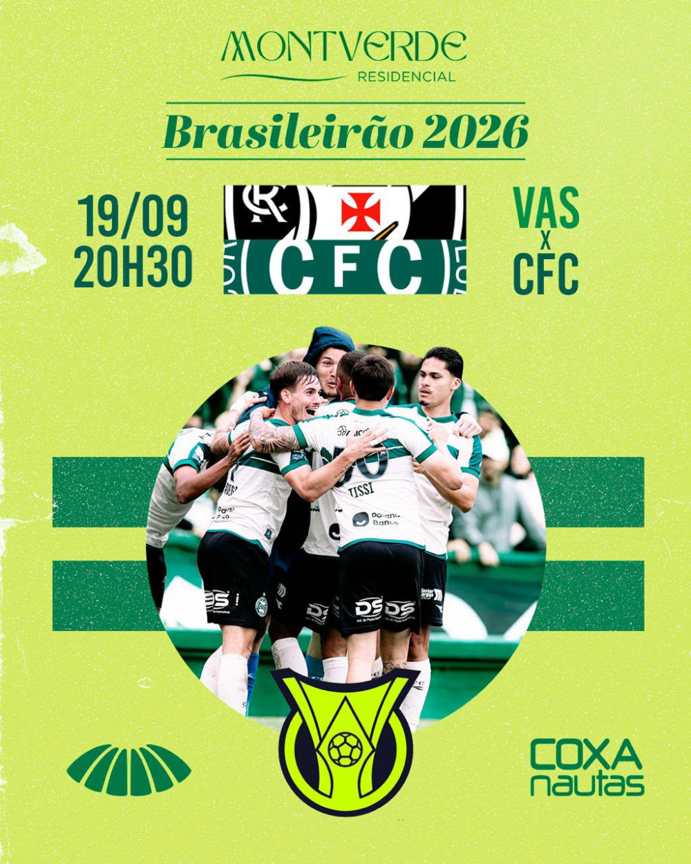 Com desfalques e dúvidas no ataque, Coritiba encara o Vasco em São Januário