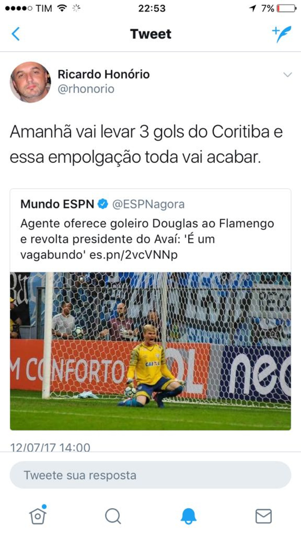 Bico na zica!