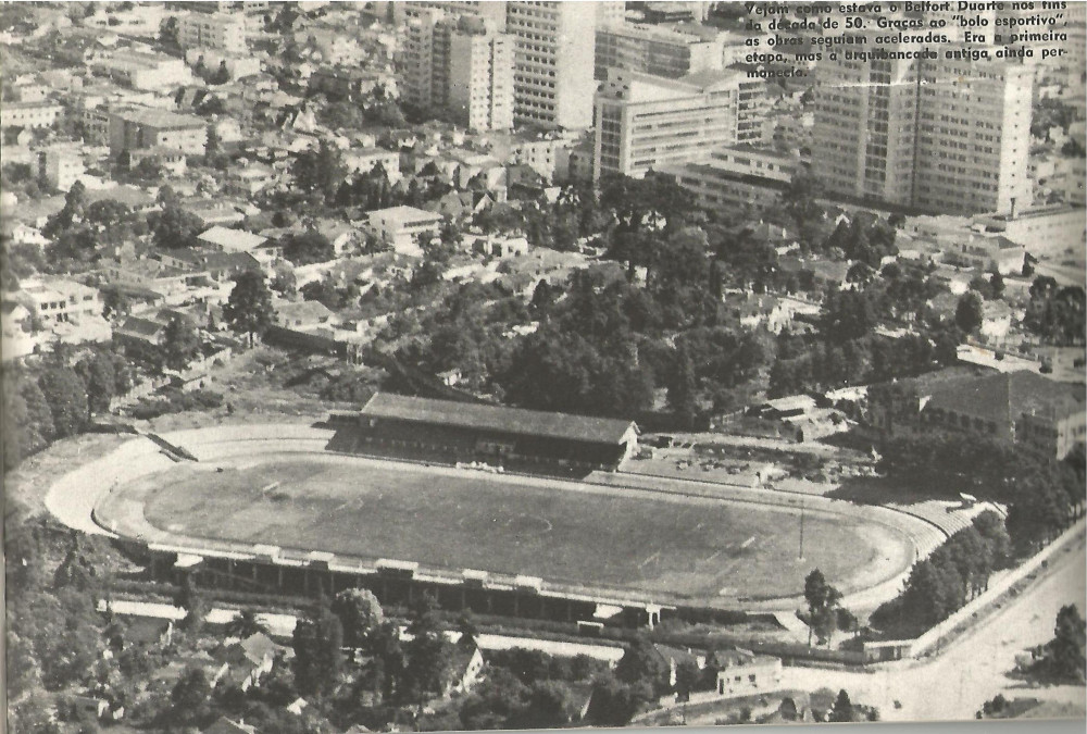 Lembranças coritibanas. Uma breve história do nosso estádio.