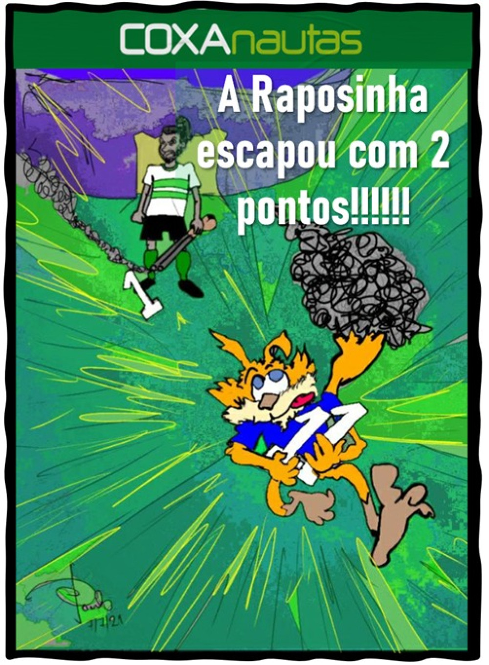 Pegou de raspão!