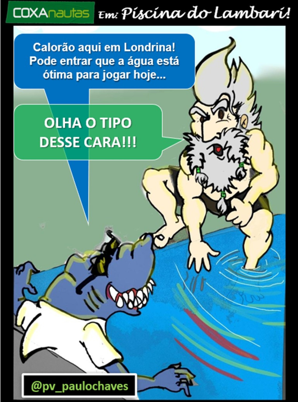 Na Piscina do Lambari