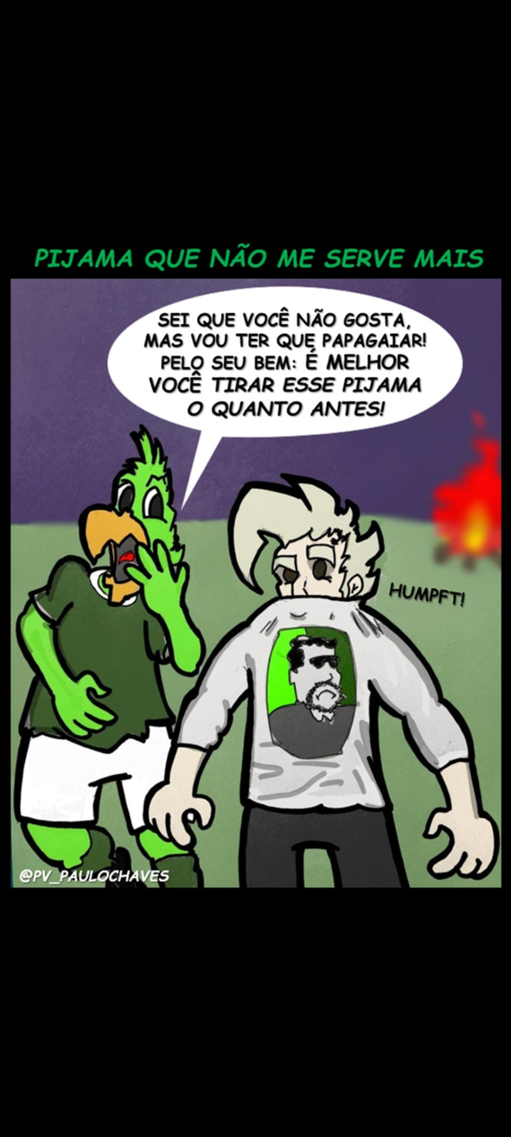 Pijama que não me serve!