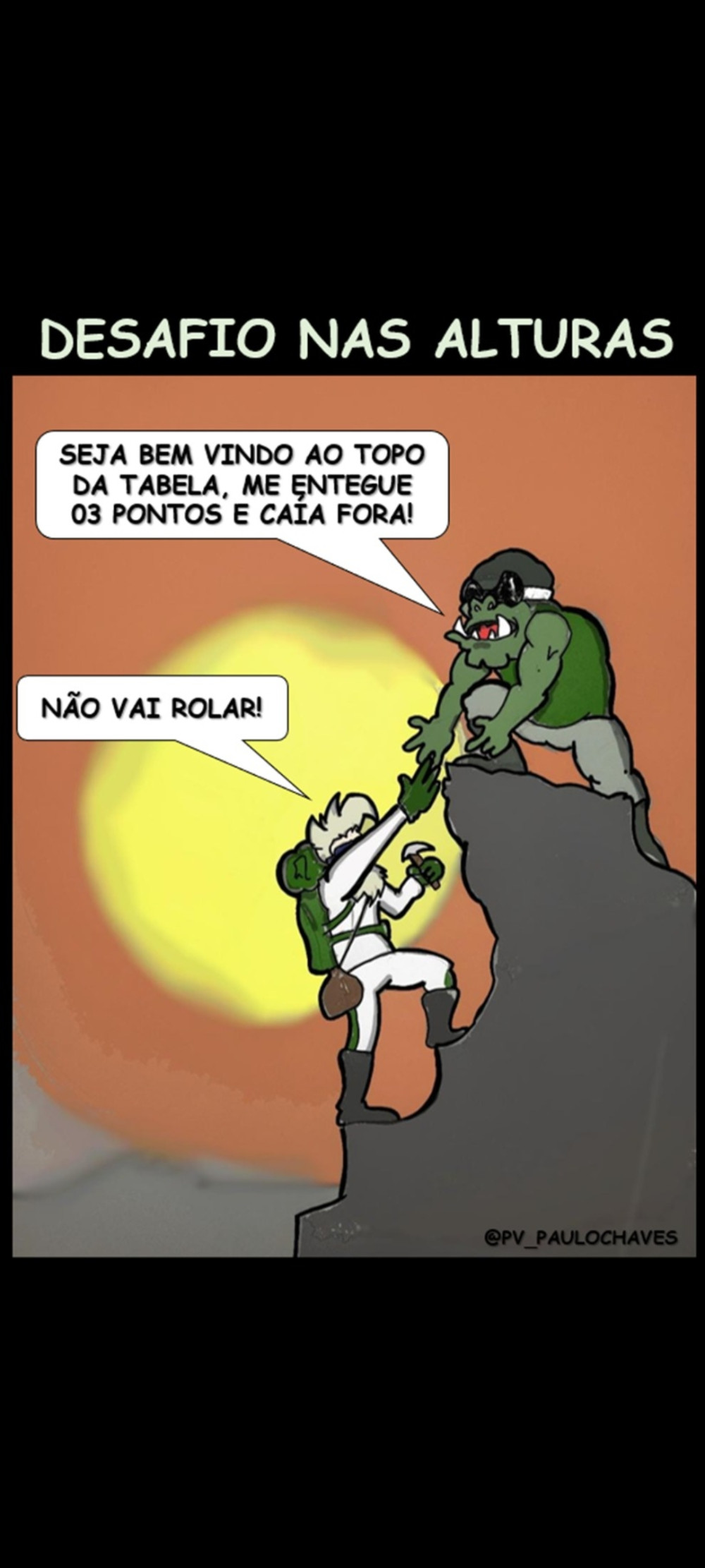 Desafio no Topo da Tabela