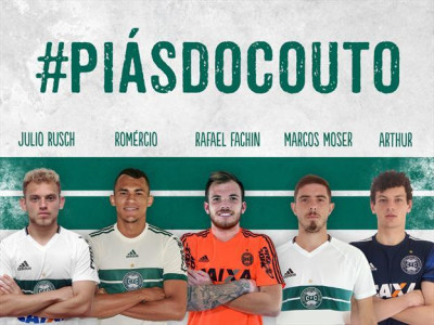 Coritiba anuncia a renovação de jovens atletas