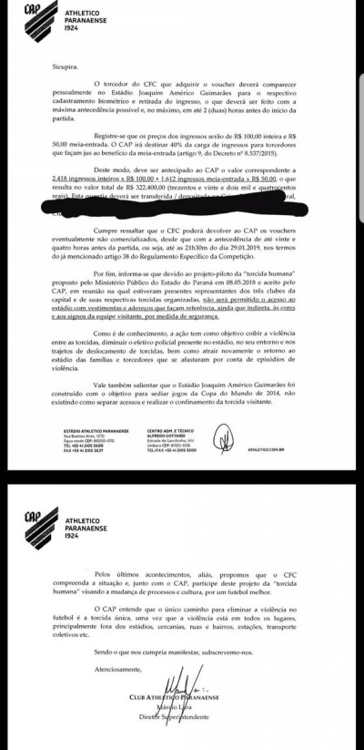 Torcedor Coxa não poderá ir de verde ao clássico