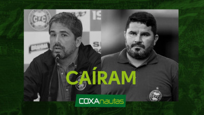 Pastana e Barroca são demitidos pelo Coritiba