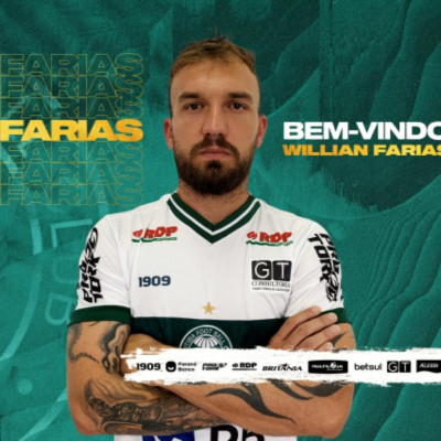 Coritiba anuncia o retorno de William Farias