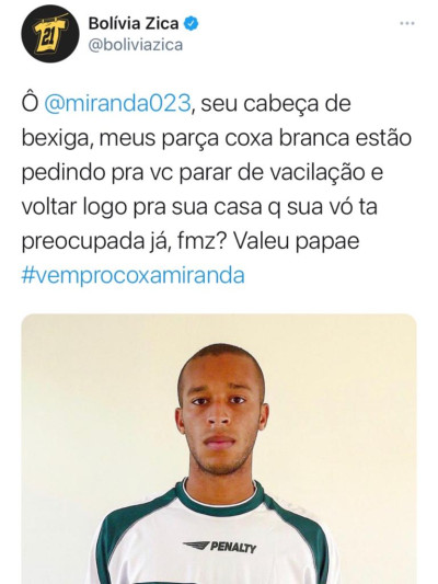 Torcida Coxa movimentou o Twitter nesta madrugada