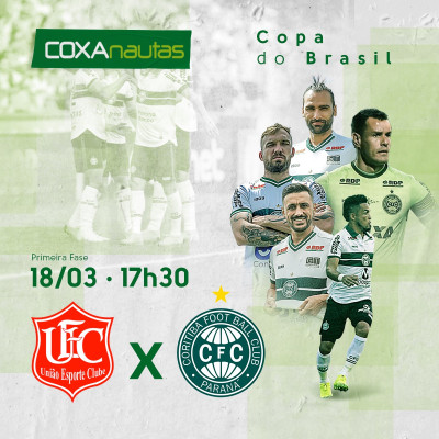 Coxa enfrenta o União Rondonópolis na estreia da Copa do Brasil