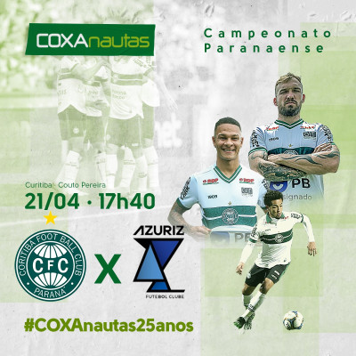 Coritiba recebe o novato Azuriz