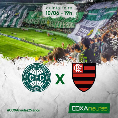 Coritiba tem grande desafio contra o Flamengo