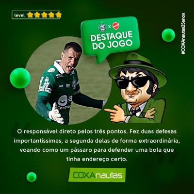 Wilson foi o grande destaque contra o Vila Nova