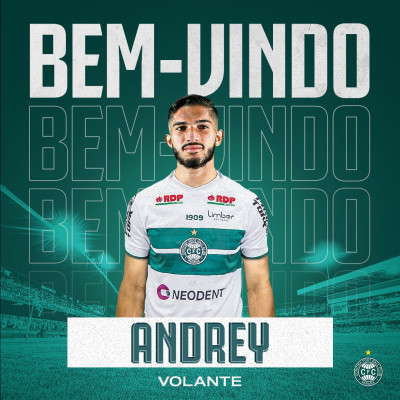 Coritiba anuncia a contratação de Andrey