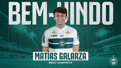 Matias Galarza é oficializado pelo Coritiba